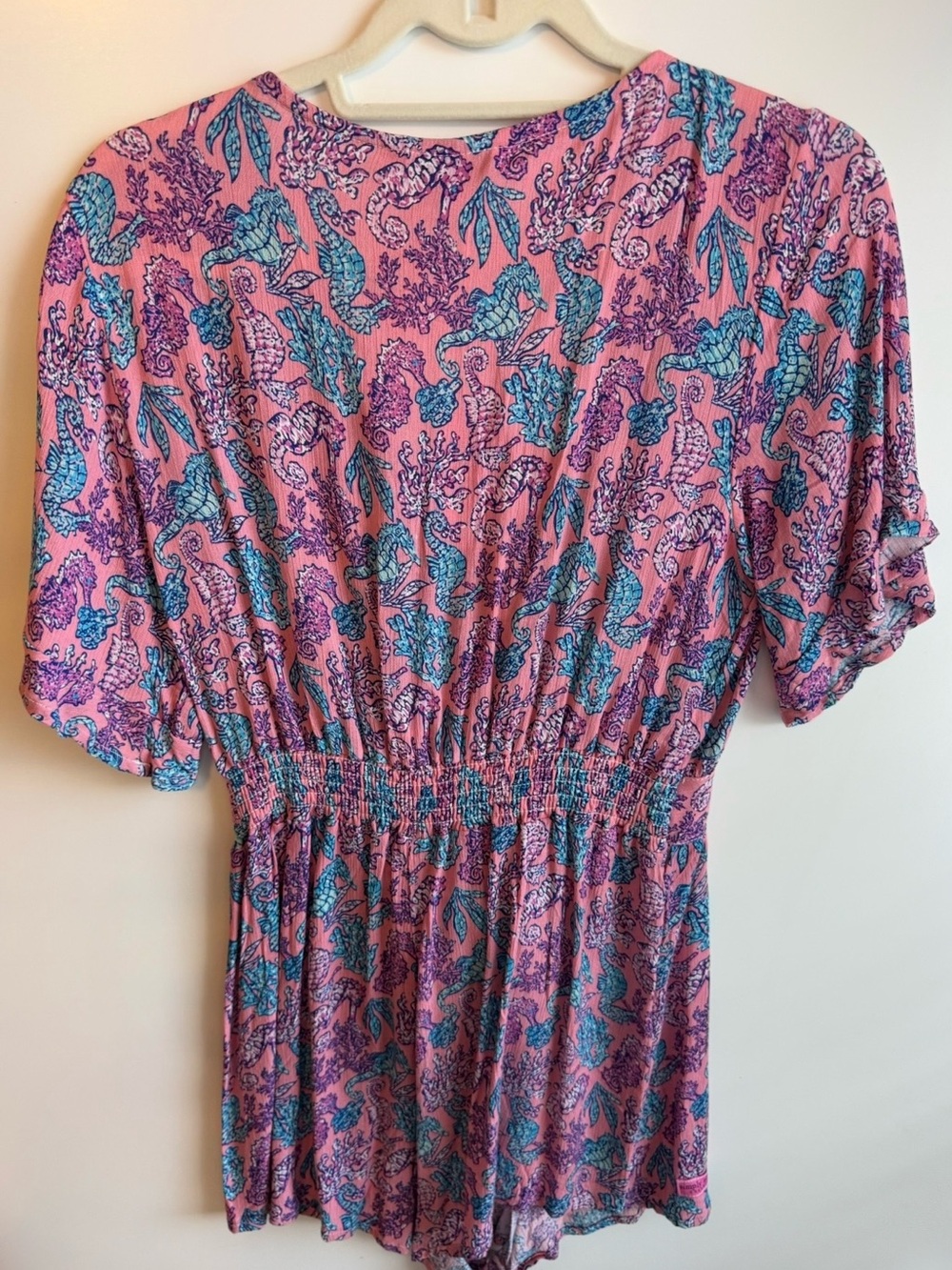 Simply Southern , Shorts, Romper, Medium, Seahorse,  NWT, Beach - Picture 5 of 6